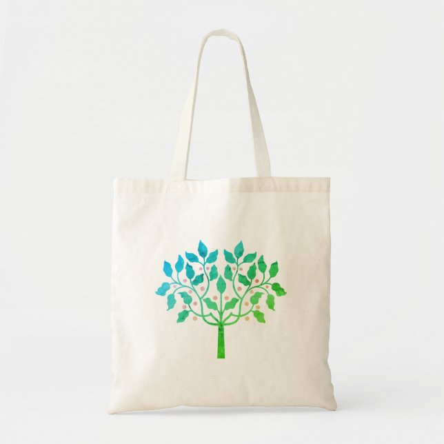 Bolsa Tote árvore de frutos silvestres (Frente)