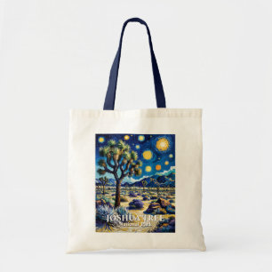 Bolsa Tote Árvore de Joshua Personalizada Van Gogh Noite Estr