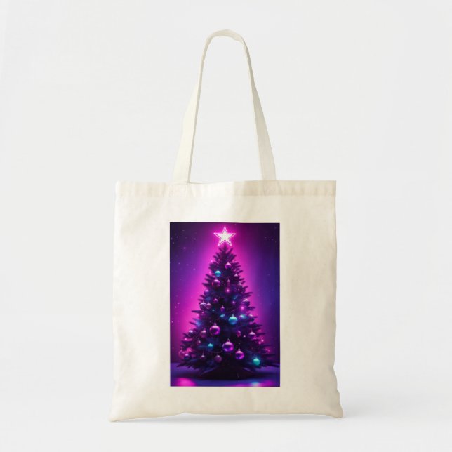 Bolsa Tote Árvore de Natal (Frente)