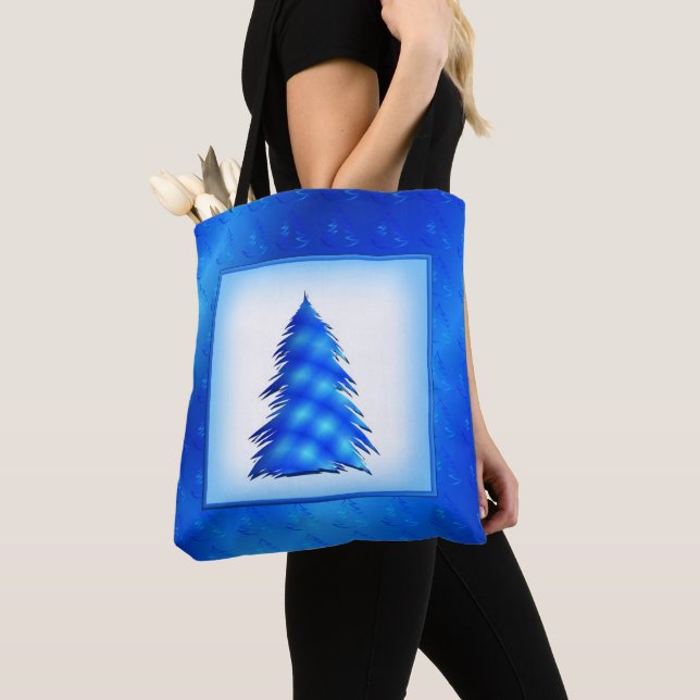 Bolsa Tote Árvore de Natal (Close Up)