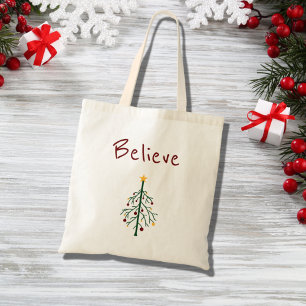 Bolsa Tote Árvore de Natal