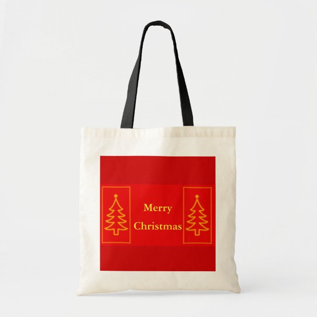 Bolsa Tote Árvore de Natal (Frente)