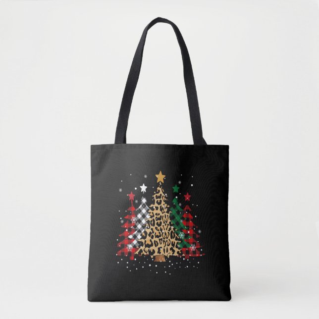 Bolsa Tote árvore de Natal (Frente)