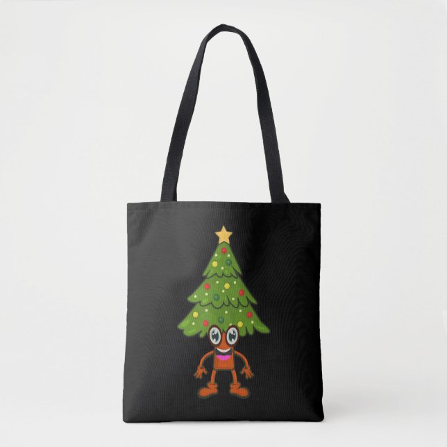 Bolsa Tote Árvore de Natal (Frente)