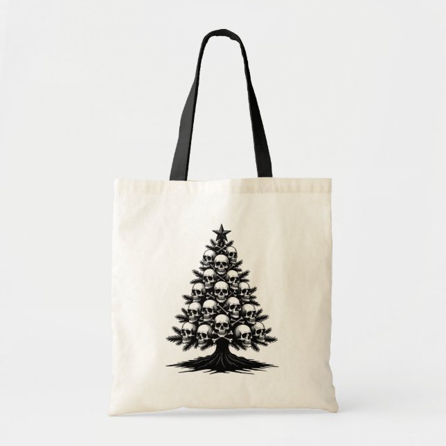 Bolsa Tote Árvore de Natal Gótica II (Frente)