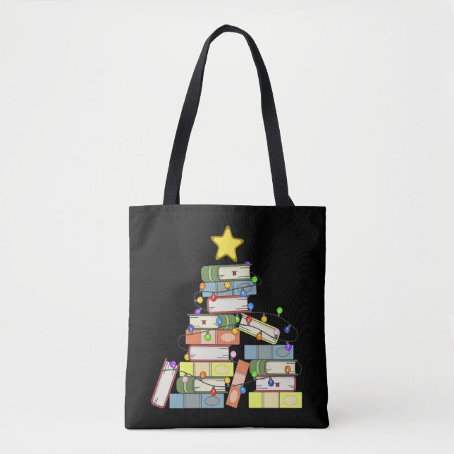 Bolsa Tote Árvore de Natal I Bookie (Frente)