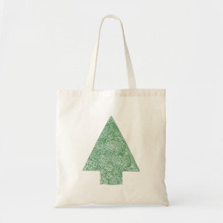 Bolsa Tote Árvore de Natal Moderna