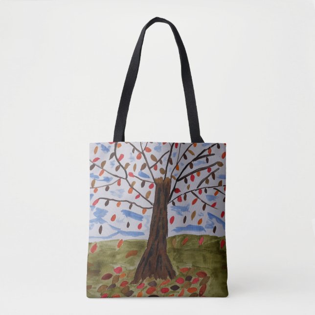 Bolsa Tote Árvore de outono (Frente)