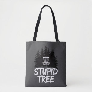 Bolsa Tote Árvore Estúpida Disc Golf Frisbee Golf Golfer Dive