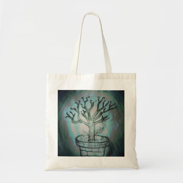 Bolsa Tote árvore morto bonsai (Frente)