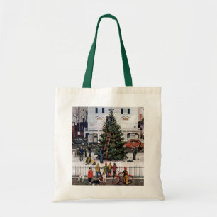 Bolsa Tote Árvore na Praça da Cidade