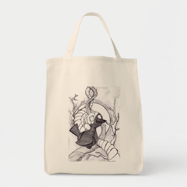 Bolsa Tote árvore sombra (Frente)