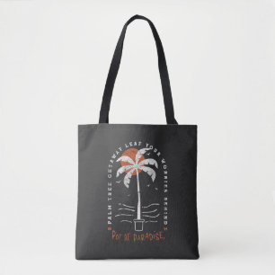 Bolsa Tote Árvore Tropical Palm Beach Vibes Summer Sun Retro