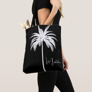 Bolsa Tote Árvore Tropical Palmeira Elegante