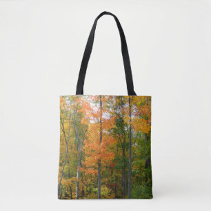Bolsa Tote Árvores de Bordo Outono Fotografia da Natureza