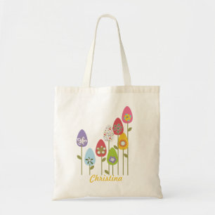 Bolsa Tote Árvores de Ovos de Páscoa