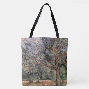 Bolsa Tote Árvores e Estrada, Paisagem Pós-Impressionista