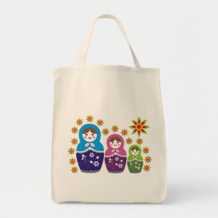 Bolsa Tote As bolsas da boneca de Matryoshka do russo