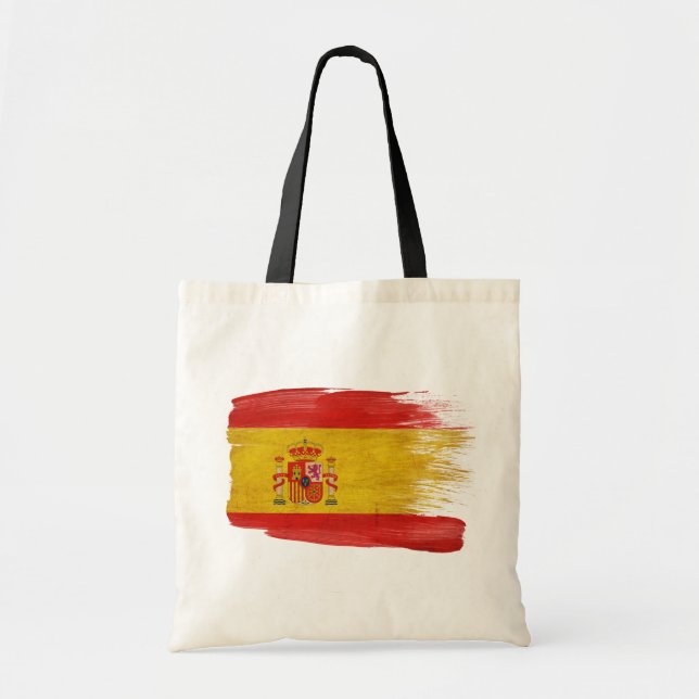 Bolsa Tote As bolsas de canvas da bandeira da espanha (Frente)