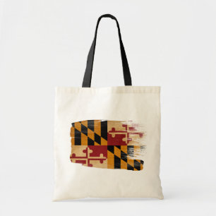 Bolsa Tote As bolsas de canvas da bandeira de Maryland