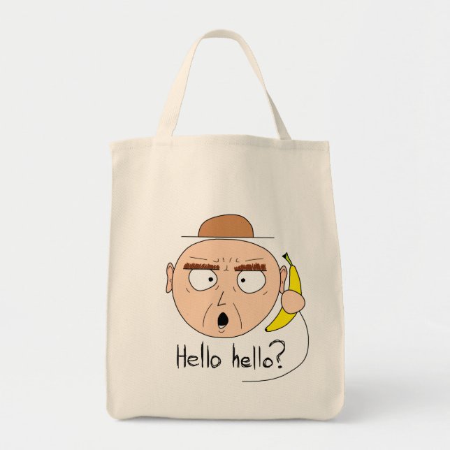 Bolsa Tote As bolsas de canvas de "Bananaphone" (luz) (Frente)