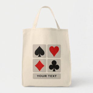 Bolsa Tote As bolsas do costume do jogador de cartão