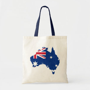 Bolsa Tote As bolsas do mapa da bandeira de Austrália