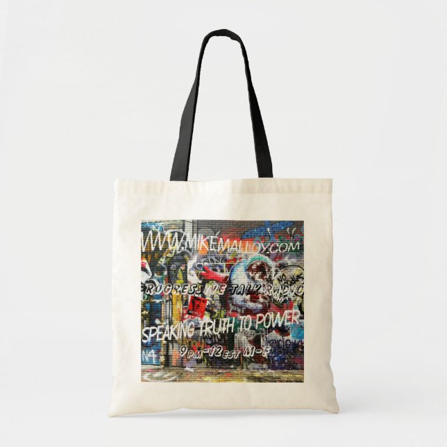 BOLSA TOTE AS BOLSAS DO MICROFONE MALLOY (Frente)