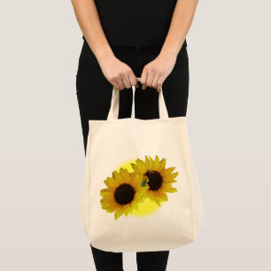 Bolsa Tote As bolsas Enviro-Amigáveis do girassol da sacola