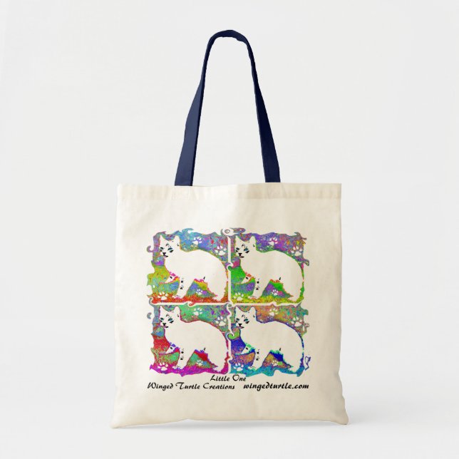 Bolsa Tote As bolsas pequenas de um primavera (Frente)