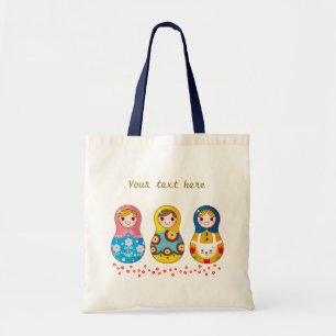 Bolsa Tote As bonecas de Matrioshka do russo (matryoshka)