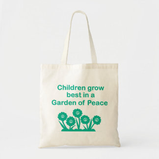 Bolsa Tote As crianças crescem as melhores em um jardim da