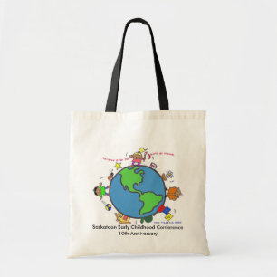 Bolsa Tote As crianças fazem o mundo/personalizar/Vera