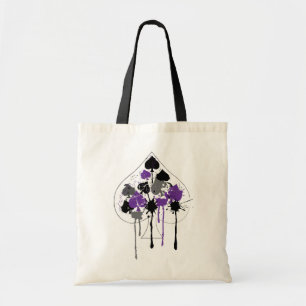 Bolsa Tote Ás de Espadas Orgulho Asexual Aromântico