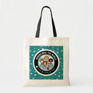 Bolsa Tote As enfermeiras curam o mundo. Sacolas da