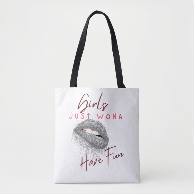Bolsa Tote as garotas vão se divertir (Frente)