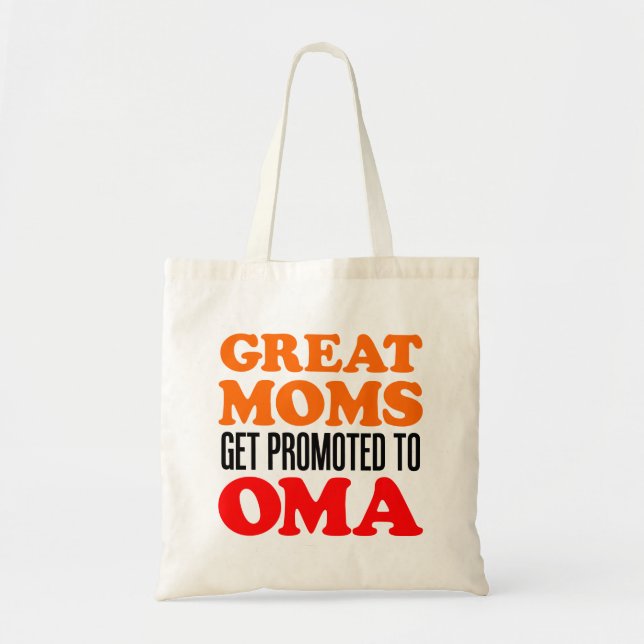 Bolsa Tote As grandes mães obtêm promovidas à sacola de Oma (Frente)