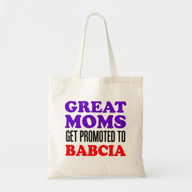 Bolsa Tote As grandes mães obtêm promovidas à sacola polonesa (Frente)