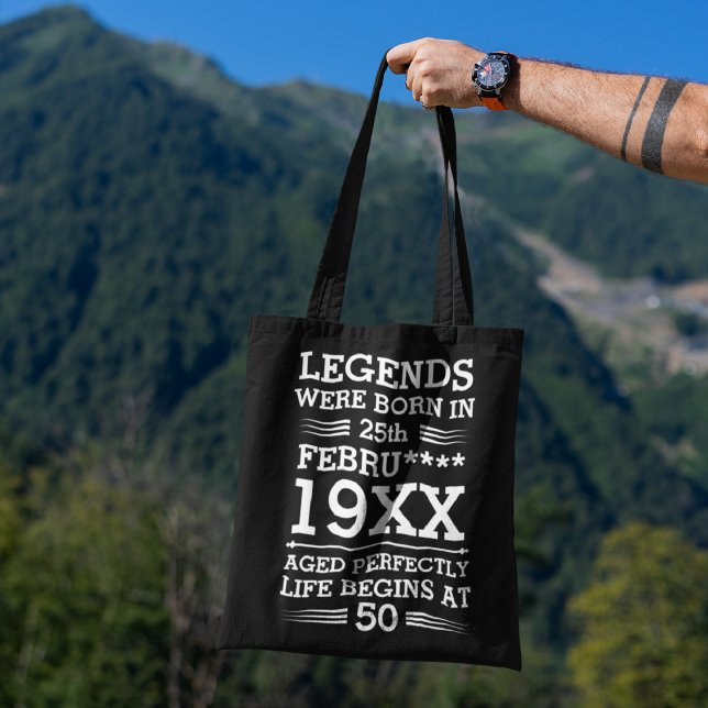 Bolsa Tote As Legendas Personalizadas Eram Nasceres no Mês do (Criador carregado)