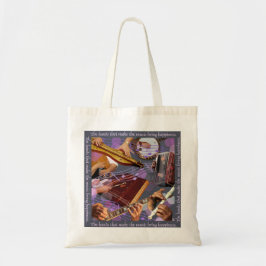 Bolsa Tote As mãos fazem a música