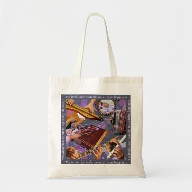 Bolsa Tote As mãos fazem a música (Frente)