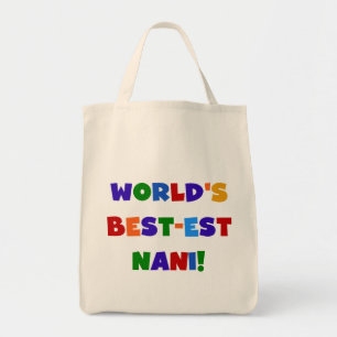 Bolsa Tote As melhores t-shirts e presentes do Nani, de cores