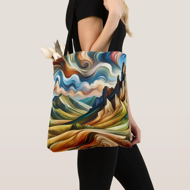 Bolsa Tote As Montanhas  (Close Up)