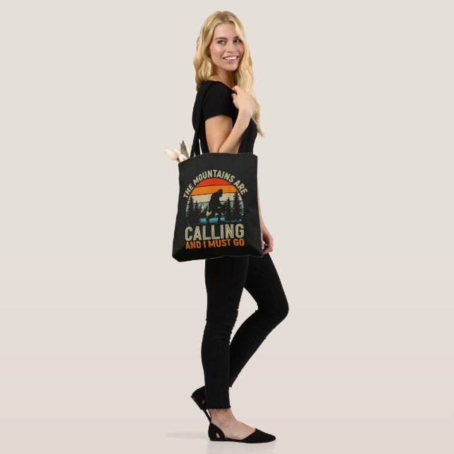 Bolsa Tote As Montanhas Estão Chamando E Eu Devo Ir (No(a) Modelo)