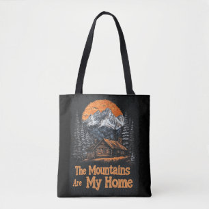 Bolsa Tote As Montanhas São Minha Casa