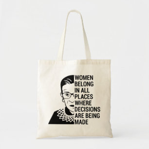 Bolsa Tote as mulheres pertencem a todos os lugares onde as d