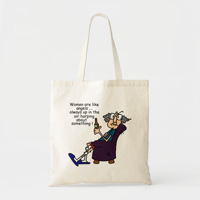 Bolsa Tote As Mulheres São Como Anjos (Frente)