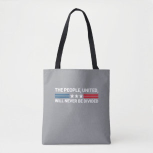 Bolsa Tote As Pessoas, Unidas, Nunca Serão Divididas - Unidad