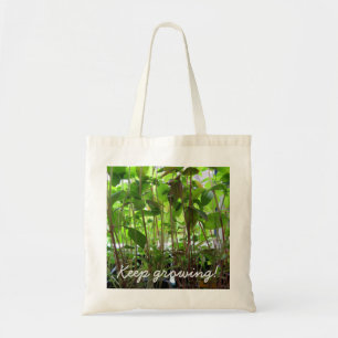 Bolsa Tote As plantas mantêm-se crescer sementes