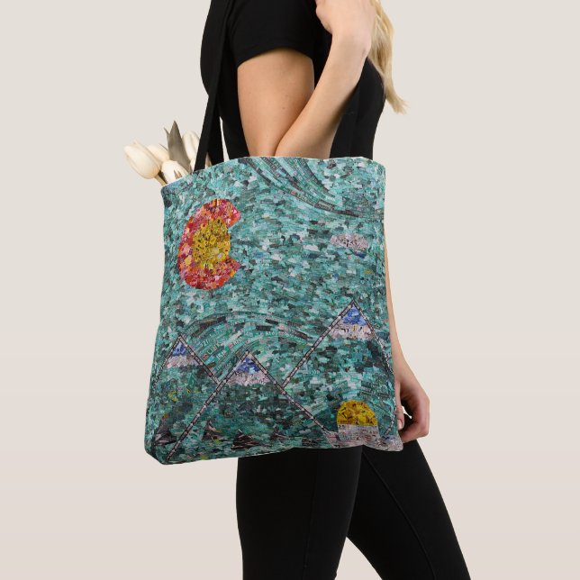 Bolsa Tote As ruas de Denver (Close Up)